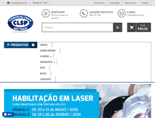 Tablet Screenshot of clsp.com.br